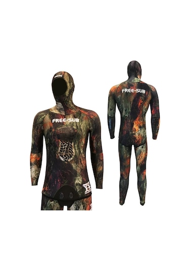 Free-Sub 7Mm Aspendos Yamamoto Avcı Serbest Dalış Elbisesi (489036451) Çok Renkli