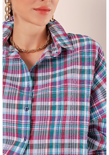 Bigdart 3900 Oversize Uzun Basic Gömlek - A. Kiremit 001