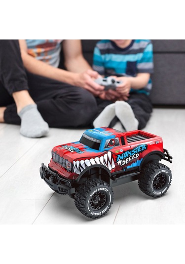 1:20 Speed Monster Uzaktan Kumandalı Full Fonksiyon Işıklı Kamyo Çok Renkli