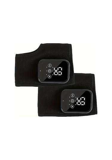 Fochsia Isıtmalı Masaj Aleti 2 Paket Siyah Ayak Bileği Rahatlatıcı Üç Masaj Modu Ayarlanabilir Sıcaklık Usb Lcd Ekran Taşınabilir Tasarım Altın