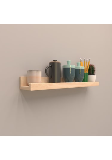 Rafkestir Setli Duvar Rafı 200 Cm Akçaağaç ( Mat )