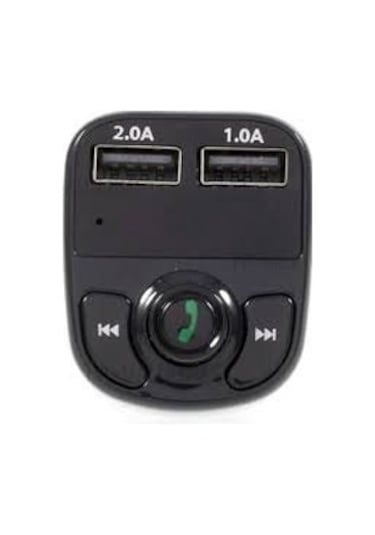 Carx8 Micro Sd Usb Girişli Bluetooth Araç Kiti Fm Transmitter