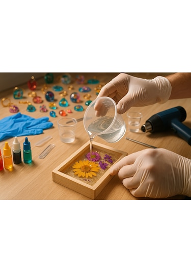 7.5 Kg Hobby Epoxy/ Şeffaf Epoksi Reçine Ince Döküm Power Tıme