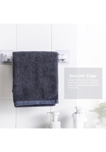 Honmex Küçük Siyah 2630 Deliksiz Duvar Kurulu Mutfak Banyo Havlu Mendil Tencere Kapak Depolama Rafı Diğer