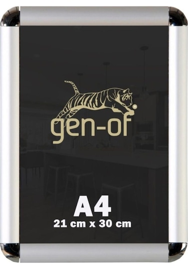 Gen-of A4 Alüminyum Rondo Çerçeve 21x30