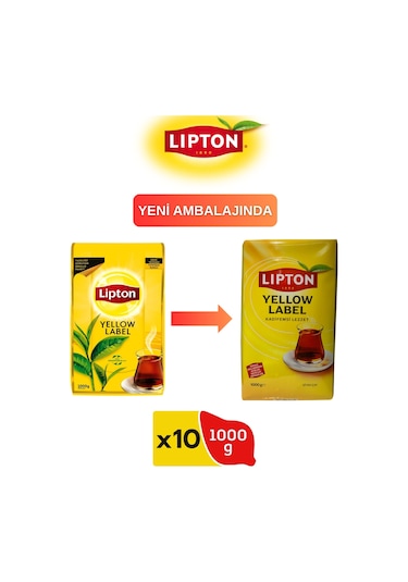 Lipton Yellow Label Dökme Çay 10 x 1 KG