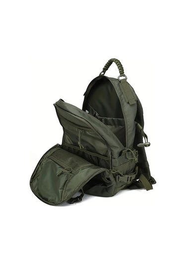 Dashanshop 35 Litre Khaki Erkek Spor Sırt Çantası Modüler Tasarım Seyahat Çantası Su Şişe Tutucu Altın