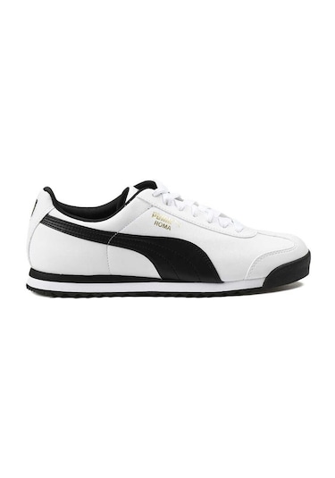 Puma Roma Basic White-black Unisex Beyaz Sneaker 35357204 Beyaz