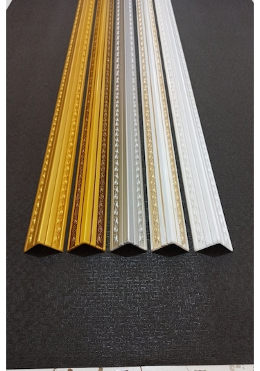 Decogold Yeni 4 100 Cm Köşe Profili Çıtası Gümüş