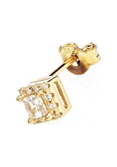 Masaliko Tektaş 925 Ayar Gümüş Küpe Sb1314 Zirkon Taşlı, Şık Ve Zarif Tasarım Altın