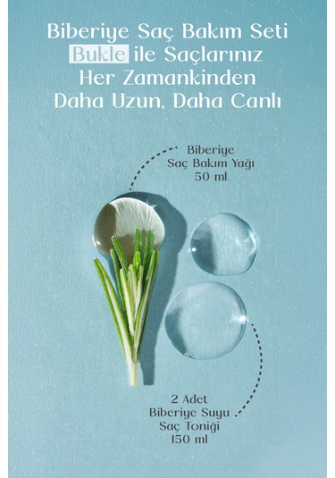 Mecitefendi Bukle Biberiye Saç Bakım Seti