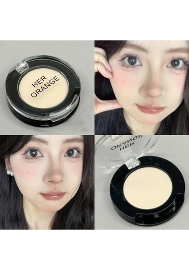 Tek Renkli Mat Beyaz Göz Farı Astar Makyaj Kalıcı Pürüzsüz Giymek Kolay Doğa 11 01