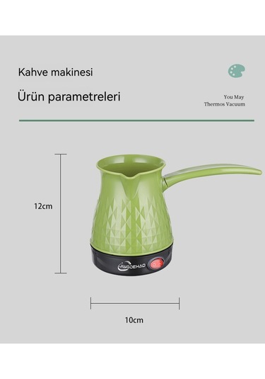 Elektrikli El Yapım Türk Kahvesi Makinesi-gri