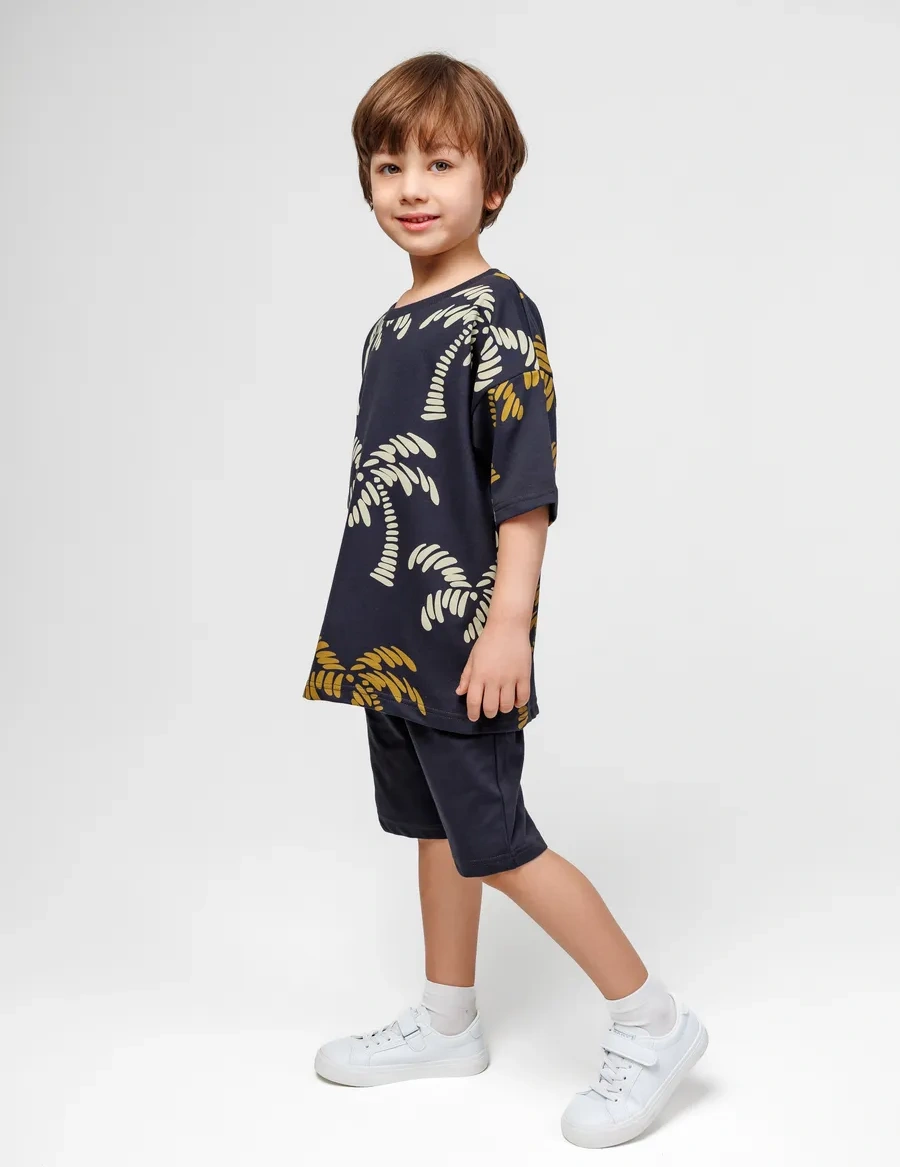 Rolypoly Yazlık Tişört Ve Şort Takımı 360599111 Mavi