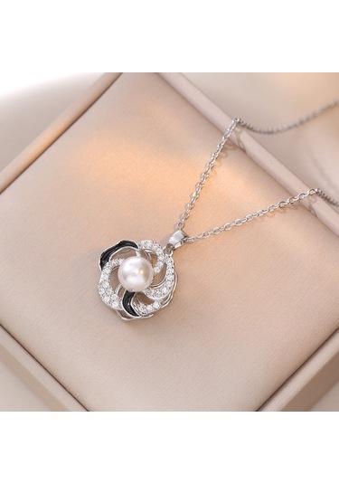 Bayan Kolye: Moda Estetiği Titanyum Çelik Kolye No.67 Çok REnkli