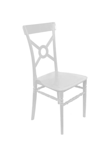 Mandella Riva Sandalye C Modeli (2 Adet) Beyaz