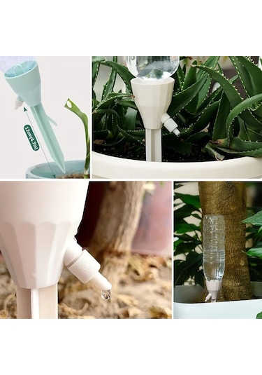 Bahçe Sulama İçin 3adet Pet Şişe Uyumlu Ayarlanır Damla Sulama Aparatı Seti