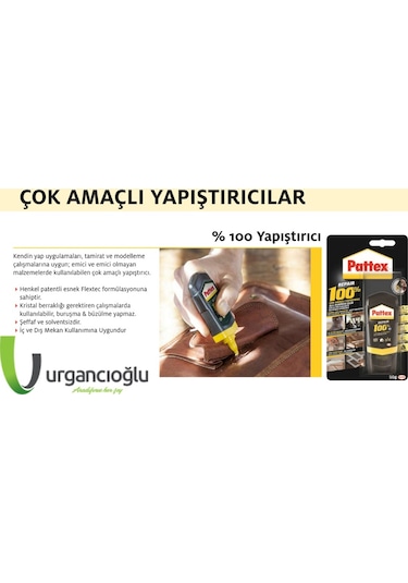 Pattex %100 Repair Çok Amaçlı Yapıştırıcı 50Gr
