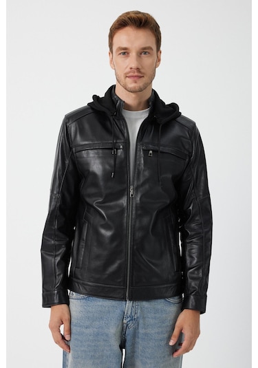 Demar Siyah Deri Mont 001