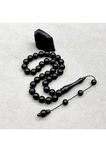 12 X 12 Mm Kumpaslı Misket Kesim Erzurum Oltu Taşı Tesbih