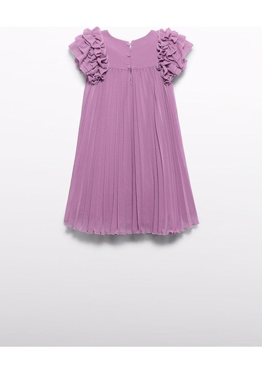 Mayoral Abel&lula Kız Çocuk Pileli Elbise Mor