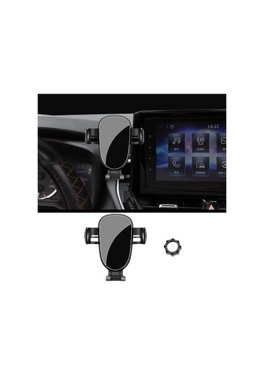 Araba Merkezi Kontrol Sabit Telefon Braketleri Navigasyon Ekran Tutucu Montajı Mg5 2021 2022 Mg7 2023 İçin Only Bracket