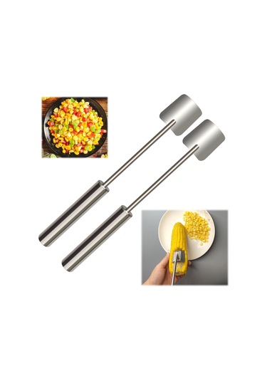 Kosona Evde Kullanım İçin Çelik Mısır Soyucu - Kolay Kullanimlı, Dayanıklı Ve Çabuk Mısır Soyma Aleti Asma Kolu Tipi