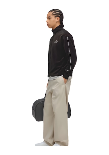 Puma Essentials Elevated Velour Track Erkek Siyah Ceket Siyah