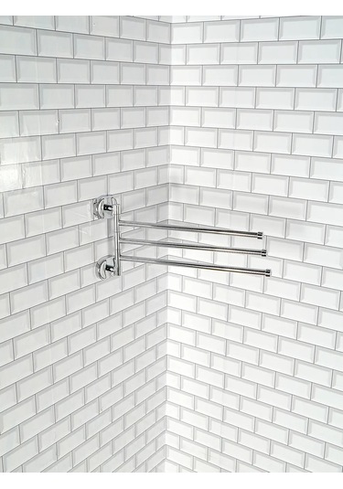 Potato Döner Üçlü Havlu Tutucu 154742424 Krom