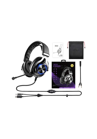 Eksa E3000 3.5 Mm Kulak Üstü Kablolu Oyuncu Kulaklık