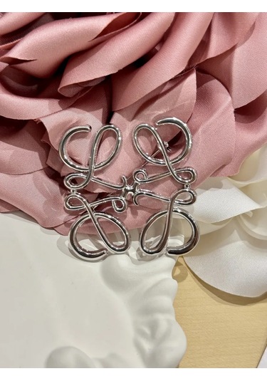 Especailly For You Loewe Tarzında Şık Kadın Broş 296639715 Gri