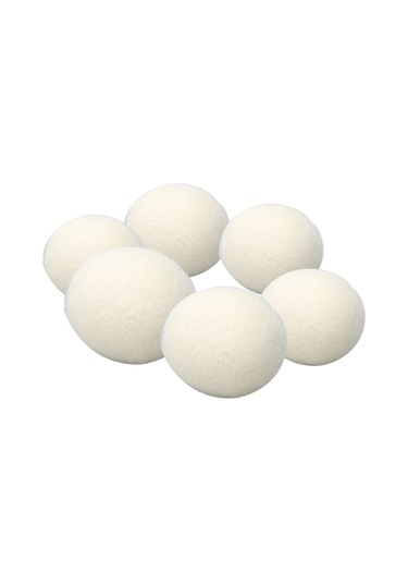 Dofolink 6 Adet Yün Kurutma Topları - Elektriği Azaltır, Kuruma Süresini Kısaltır, Deterjanssız Yumuşatıcı - 4cm Yün Topları Diğer