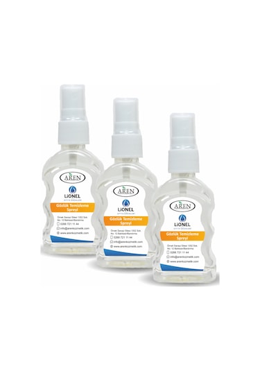 3 Adet Gözlük Temizleme Spreyi Ve 3 Adet Mikrofiber Bez