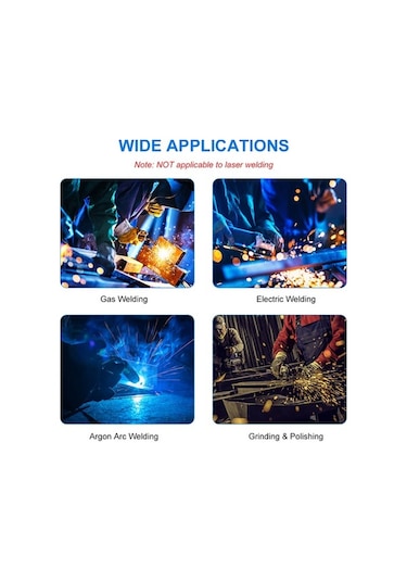 Tongxida Solar Enerjiyle Otomatik Işık Ayarlı Kaynak Gözlüğü - İki Lensli, Güneş Paneli Ve Li-poly Batarya İle, Darbe Ve Zara