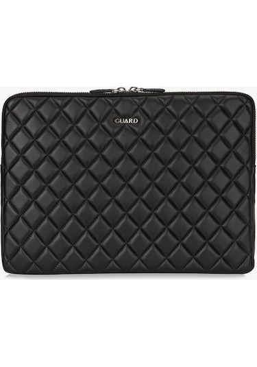 Guard 1852 Kuzu Derisi Siyah Ipad Kılıfı Siyah