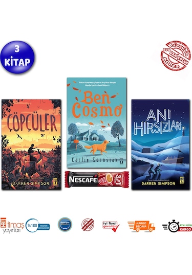 Çöpçüler - Anı Hırsızları - Ben Cosmo Set 3 Kitap Timaş