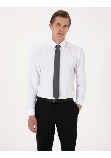 Pierre Cardin Erkek Beyaz Gömlek Basic 50316742-vr013 Beyaz