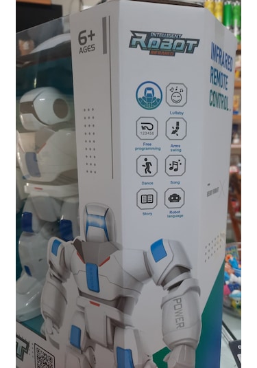 Oyuncak Robot Sesli Işıklı Hareketli İnteraktif Şarjlı Pilli