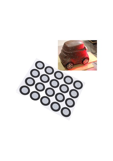 Gajeena 200 Adet 3d Tarama İşaret Noktası - 12mm İç Çap, 19mm Dış Çap, Yüksek Yansıma, Tam Doğruluk İle Hareket Takibi Ve Tarama Uygulamaları