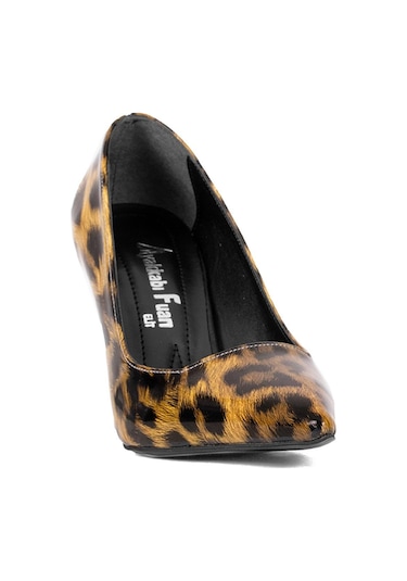 Elit Mst1383r Kadın Stiletto Leopar Leopar