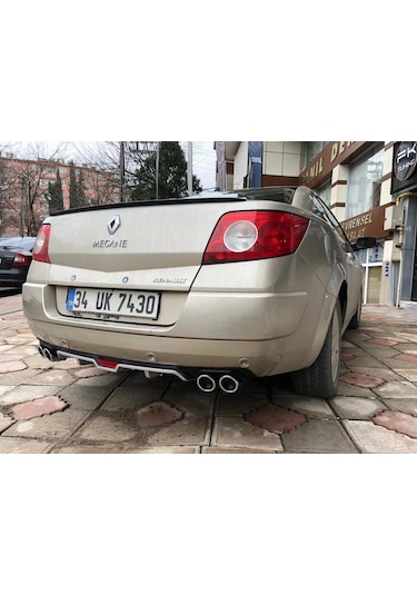 Renault Megane 2 Difüzör Çift Egzoz Görünümlü