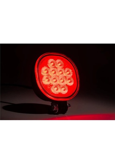 Frıstom 12v-24v Arka Sis Lambası Kırmızı 12 Ledli 3w 75 Mm E9