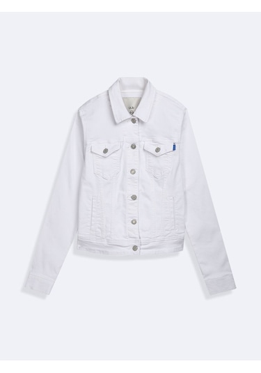 Dean X Dar Kesim Jean Beyaz Ceket Çok Renkli