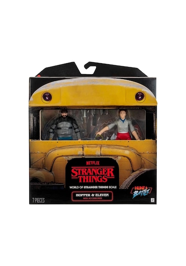 Stranger Things Hopper & Eleven İkili Aksiyon Figür Seti Strt0110