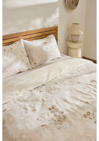 Kaşmir Home Slove Çift Kişilik Nevresim Takımı Gri Gri