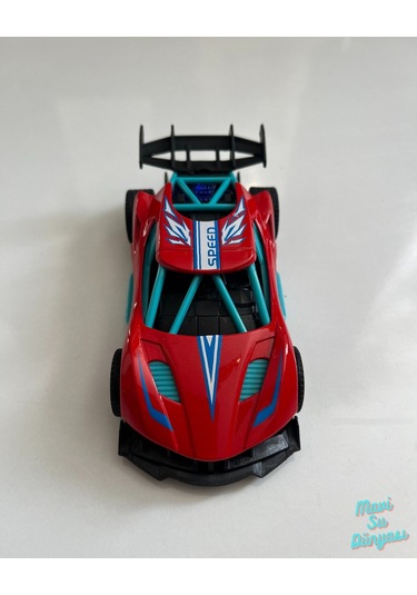 Metal Çek Bırak Yarış Arabası 14x6 Cm Kırmızı Kırmızı