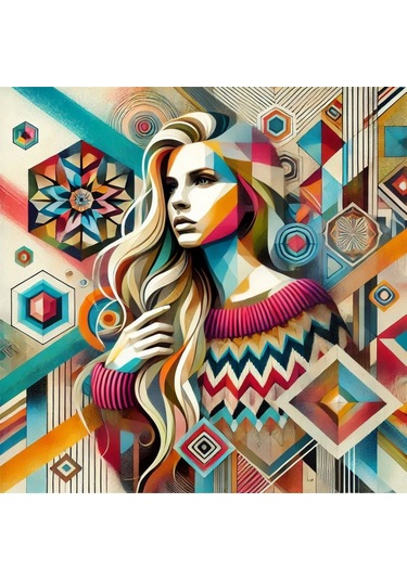 İskandinav Soyut Tablo Set Çerçevesiz 50x50cm Pvc Tablo 4'lü Set 017 Her Bir Tablo 50x50cm Büyüklüğündedir.