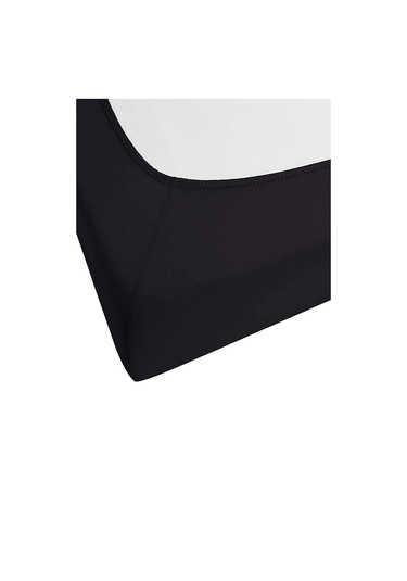 2 Adet Battal Boy Düz Pamuklu Çift Kişilik 200 X 200 Cm Lastikli Penye Çarşaf Siyah-beyaz Siyah - Beyaz