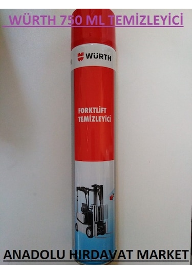 Würth Forklift Temizleyici Sprey Bakım Spreyi Yüksek Kalite 750 ML