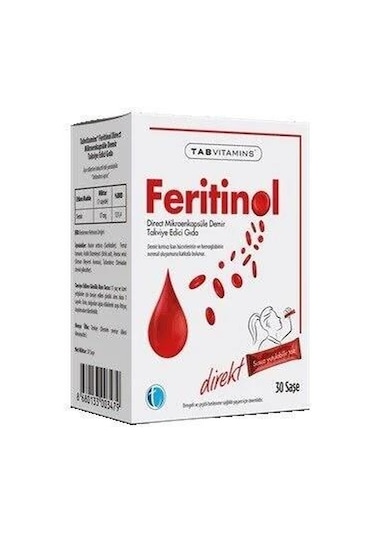Tab Vitamins Feritinol 30 Direkt Saşe